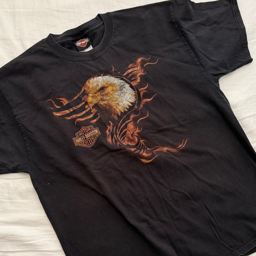 Harley-Davidson Vintage Black Eagle Graphic Tee